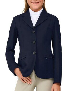 R.J. Classics Kids Sloane Jr. Show Coat in Navy Blue Size 18R (Girls XL)
